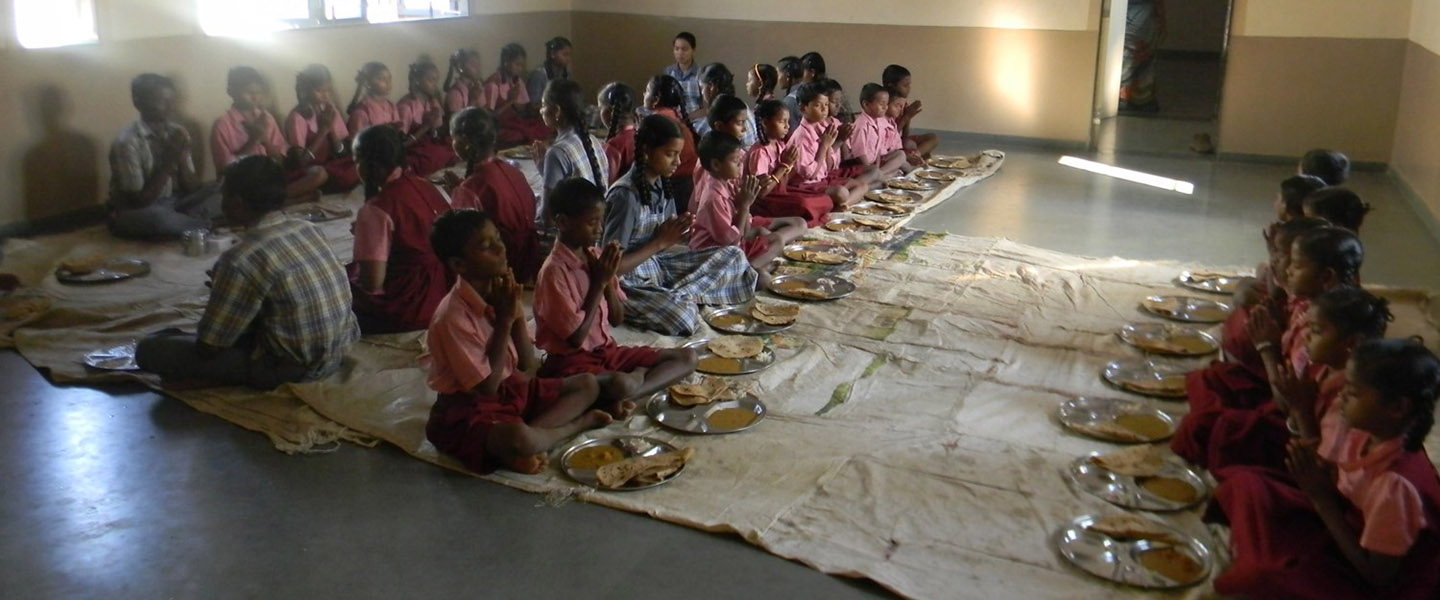 Children at New Building 